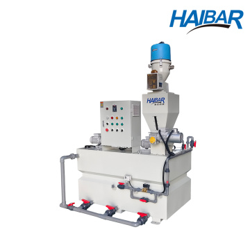 Unidade de preparação de polímero para sistema de dosagem