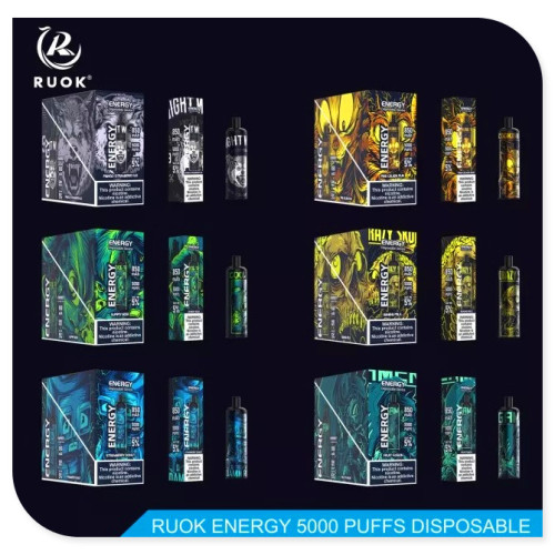 RUOK Energy 5000 Puffs Kit de vape descartável