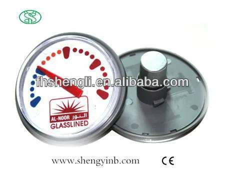 customize-printed picture bimetal water pipe thermometer