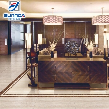 60x60cm decorative line stone design white and grey full polished porcelain floor tiles