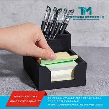 Büro-Desktop-Organizer aus schwarzem Metallgeflecht