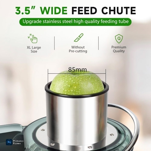 3-in-1 Cold Press Juicer for Fruits & Vegetables
