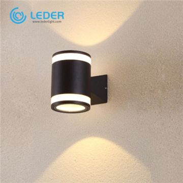 LEDER Black White Up Down LED Outdoor Light