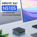 Intel N5105 3 HD paparan mini pc