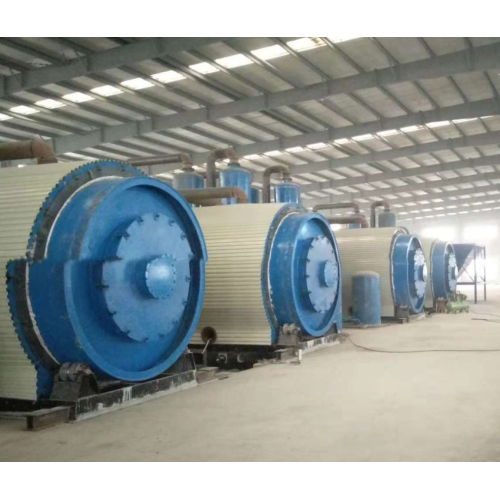 Semi-automatic old rubber pyrolysis equipment