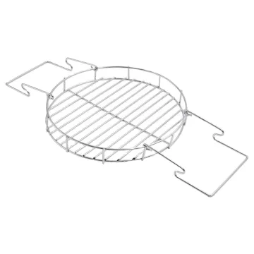 Non-Stick Stainless Steel Mesh Baskets Clamp BBQ Tool for Grill Party and Grilled Fish