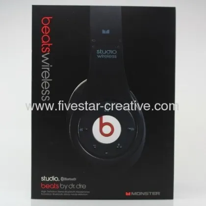 Monster By Dr Dre Studio Wireless Bluetooth High-definition Headphone In Black 