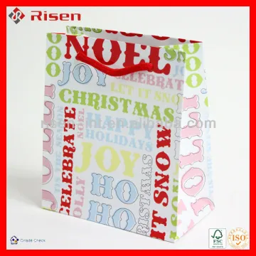 Luxury design paper gift bags Shanghai factory
