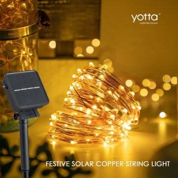 High Quality Christmas Outdoor LED Solar String Lights for Holiday Decoration