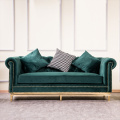 Nordic Design Sofa sur mesure Ensemble en acier inoxydable