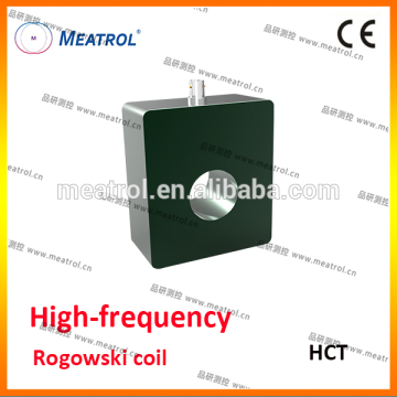 Rigid high frequency Rogowski coil split current logger HCT clamp-on current coil