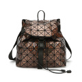 Nuevas mochilas de damas romboides personalizadas mochilas geométricas de gota de lluvia casual