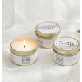 Private Label Tin Scented Candles for Gift Set