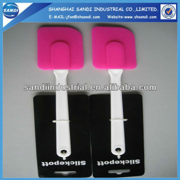 Colorful Spatula Silicone with Long Nylon Handle,Silicone Kitchen Utensils Sets