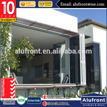 Aluminium Windows, 10 Years Warranty, Reliable Supplier Commercial Aluminium bi folding Window