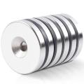 1.18 x 0.2 Countersunk Neodymium Magnets with Hole,Ring Rare Earth Magnets Heavy Duty