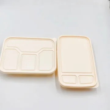 Biodegradable Corn Starch Disposable Takeaway Food Trays