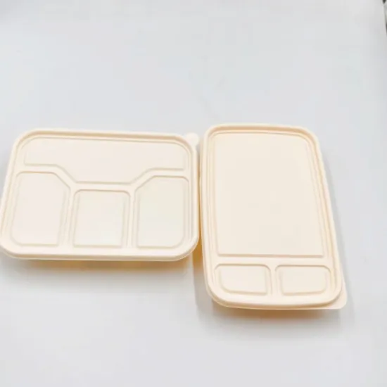 Biodegradable Corn Starch Disposable Takeaway Food Trays