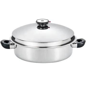Tri-Ply Stainless Steel 304 Casserole - Waterless Greaseless Kitchen Cookware for Induction