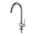 Single-lever wall-mounted cold water tap