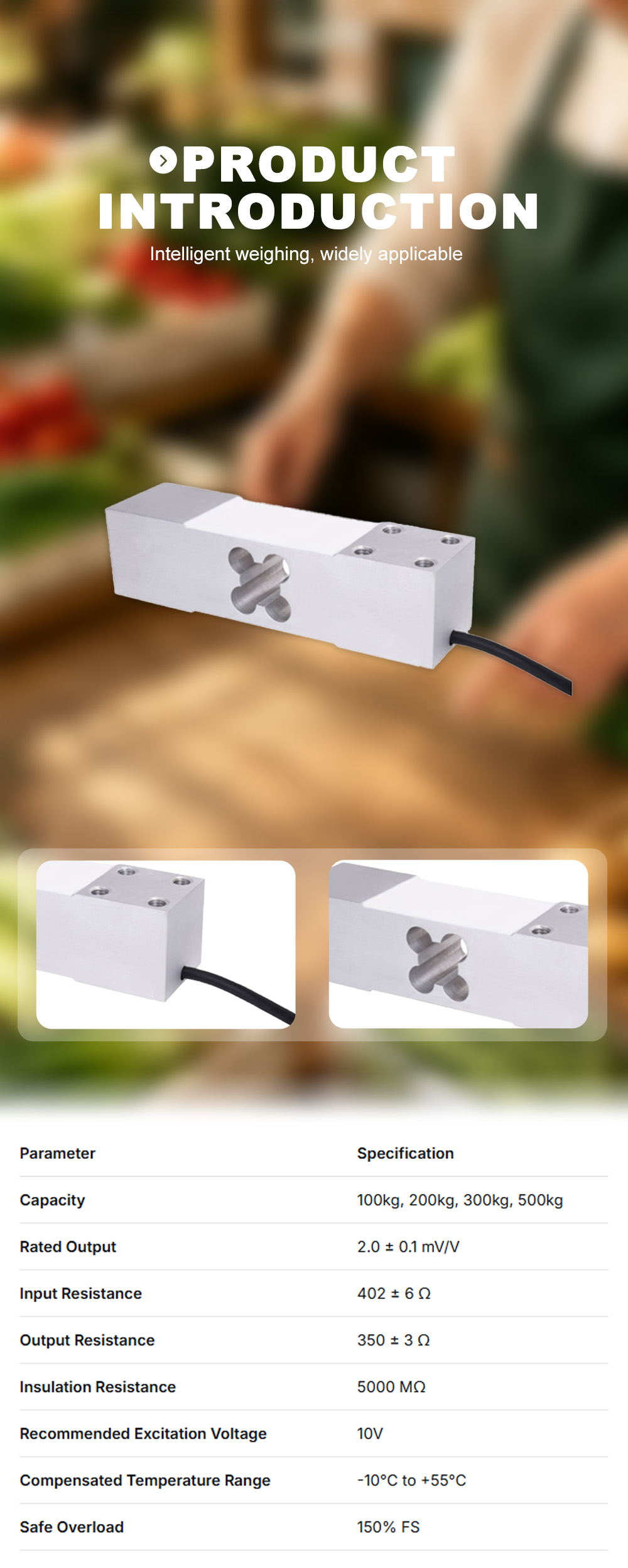 B05 Precision Platform Scale Sensor X