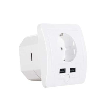 BSD50 WiFi Tuya Smart Wall Socket 10A/16A EU No Neutral Wire with Capacitor