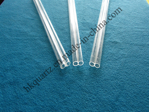 Quartz Tube Twin Quartz Tube Diplopore Quartz Tube