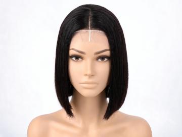 Straight 4x4 Lace Closure Bob Wig Natural Black Human Hair Pre Plucked Glueless Wigs For Women 10-16 Inch