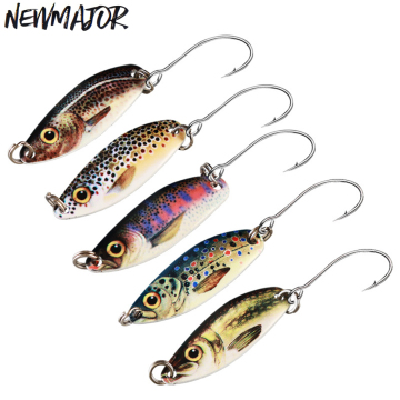 NEWMAJOR 3g/5g Ultralight Freshwater Spinner Lure for Trout, Pike, and Bass Fishing