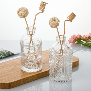 Custom 100ml Aromatherapy Glass Bottle Reed Diffuser