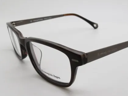 Black+red+grey Eyeglasses Ermenegildo Zegna Branded Optical Frames Vz3579m Col.gr4