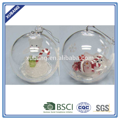 Clear ball adornments christmas tree ornament