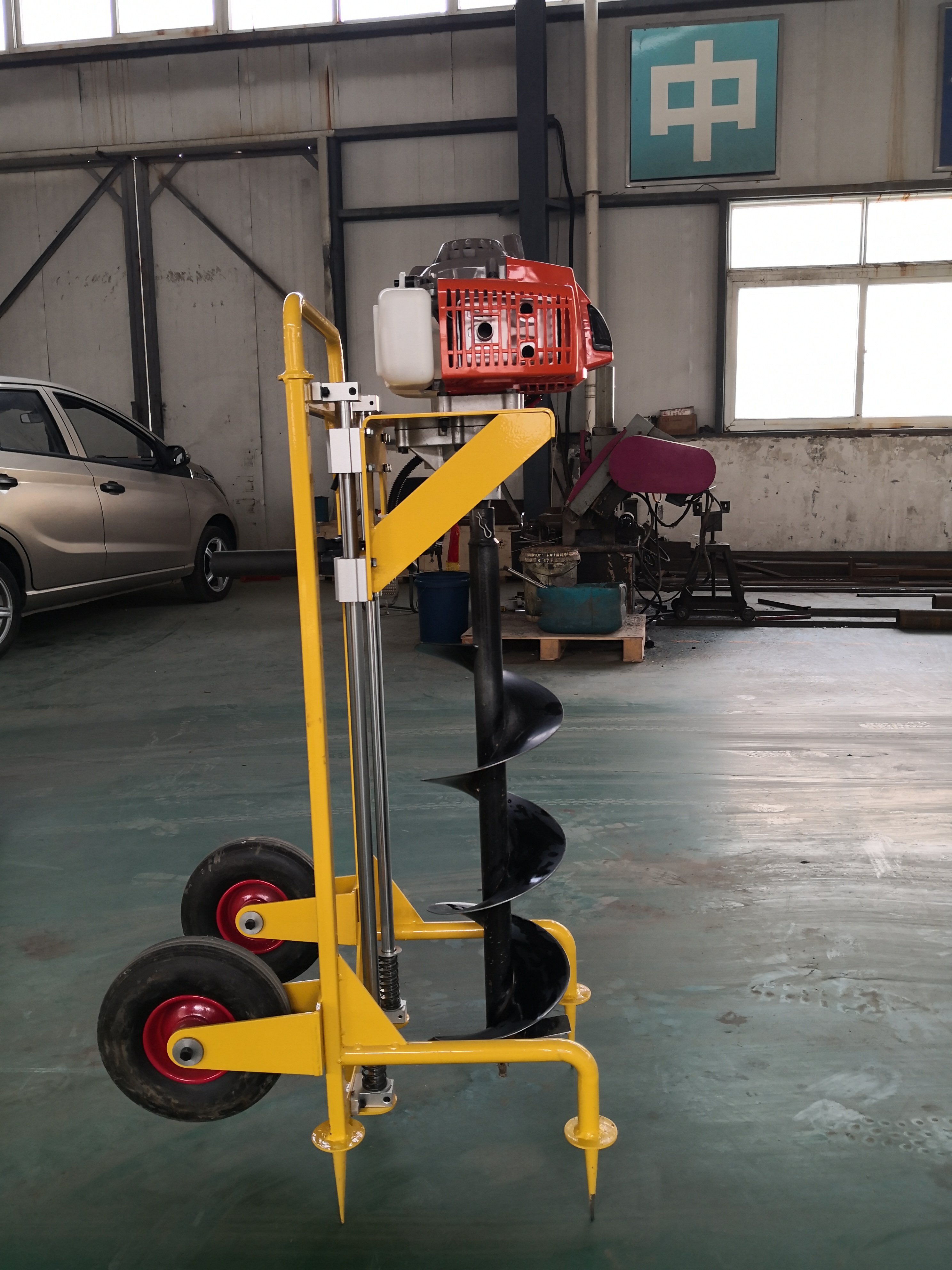 Post Planting Machine 196cc Tree Planting Machine Earth Earth Post Hole Digger คุณภาพสูง ...