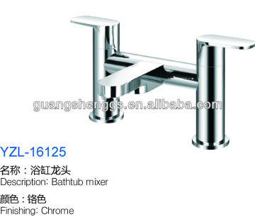 2014 New Design Hot And Cold Single Lever Bathtub Mixer Faucets
