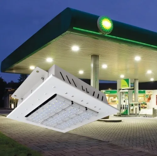 Outdoor Petrol Station LED Canopy Lights - 100W, 150W, 200W Gas Station LED Lighting