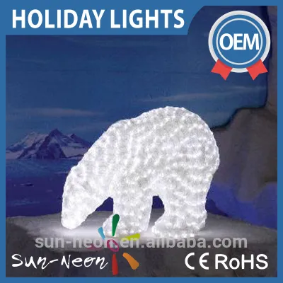 2015 New Christmas Mini Acrylic Bear Modelling Light