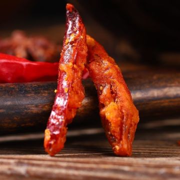 Vegetable fruit fried chili dry dehydrated snack