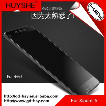 HUYSHE 9h supershieldz screen protector for tempered glass screen protector/film/sheet/cover for xiaomi mi5