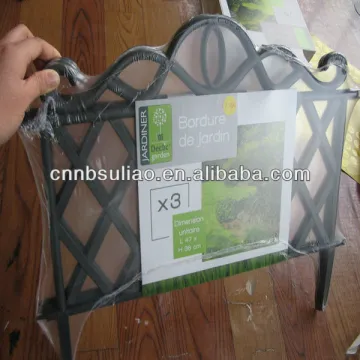 plastic garden fence,decorative flower garden fencing