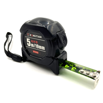 Tape Measures: Frosted Steel, Carbon Steel, High Precision, Wear-resistant, 5m, 7.5m, 10m, Fluorescent Green