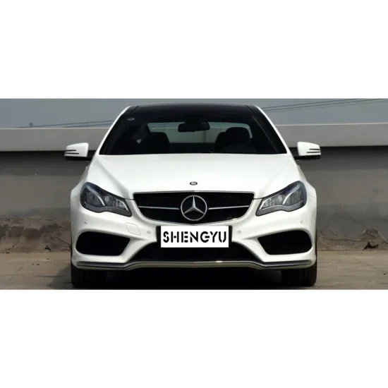 Custom Bumpers and Grille for Benz E Class Coupe W207 (2010-2013) Modified to Fit (2014-2017) with Front and Rear Bumper, Grille, and Auto Lamps