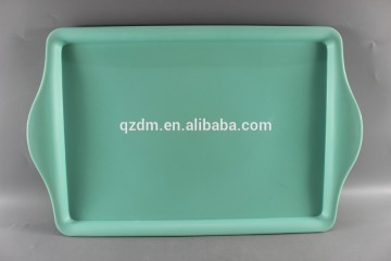 15.5" Melamine Tray with handle Serving tray