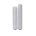 Stretch wrapped transparent film