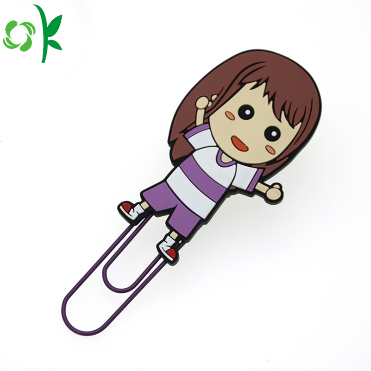 Personalized Design Silicone Bookmark for Decoration