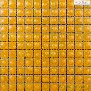 Bubble crystal glass mosaic 042