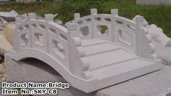 SKY-C8 decorative granite garden bridges for sale