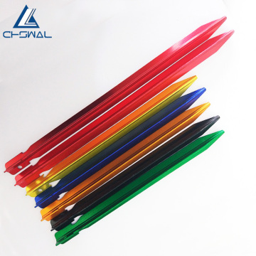 Durable Aluminum Alloy Tent Stakes for Outdoor Camping