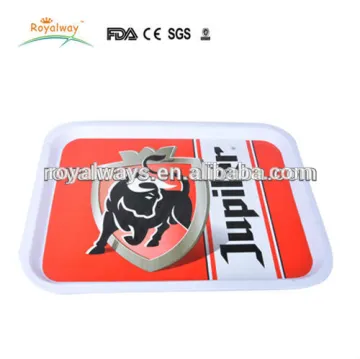 Food safe BPA free Plastic serving trays