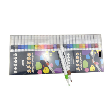 Permanent Waterproof Acrylic Paint and Fabric Marker Pen Set for Various Surfaces (Wood, Plastic, Glass, Ceramic, Fabric)