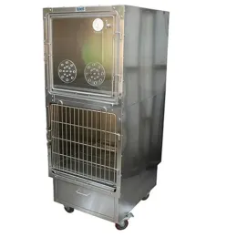 Ysvet601b Medical Vet Pet Animal Stainless Steel Dog Oxygen Cage